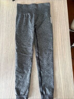 Gymshark Vital Seamless Gray Marl Leggings Small High Waisted